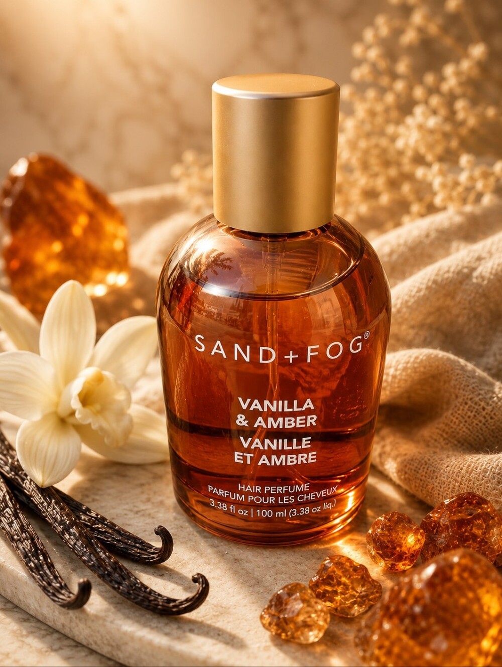 Sand + Fog Vanilla & Amber Hair Perfume 100ml